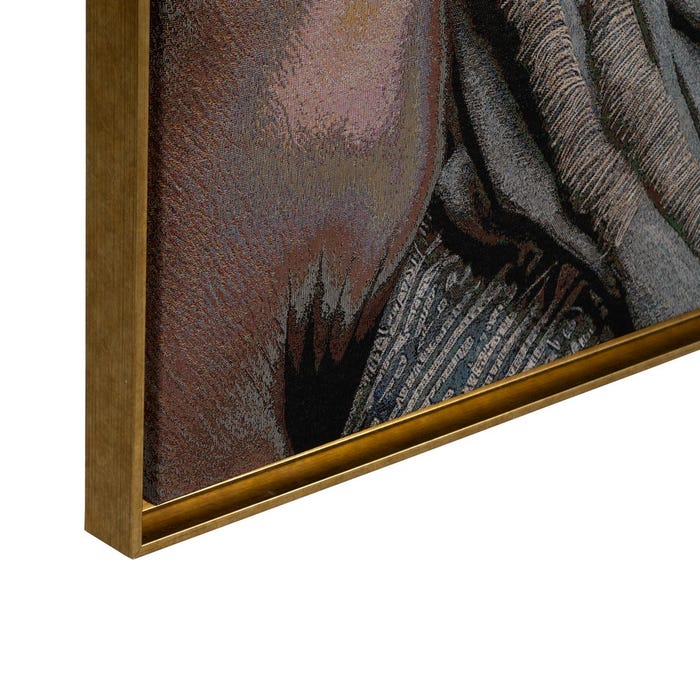 Decoração em tecido com pintura africana 133 x 180 cm
