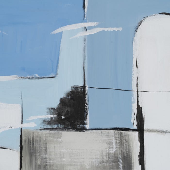 Pintura Abstracto 2/M Lienzo Decoración 80 X 100 Cm