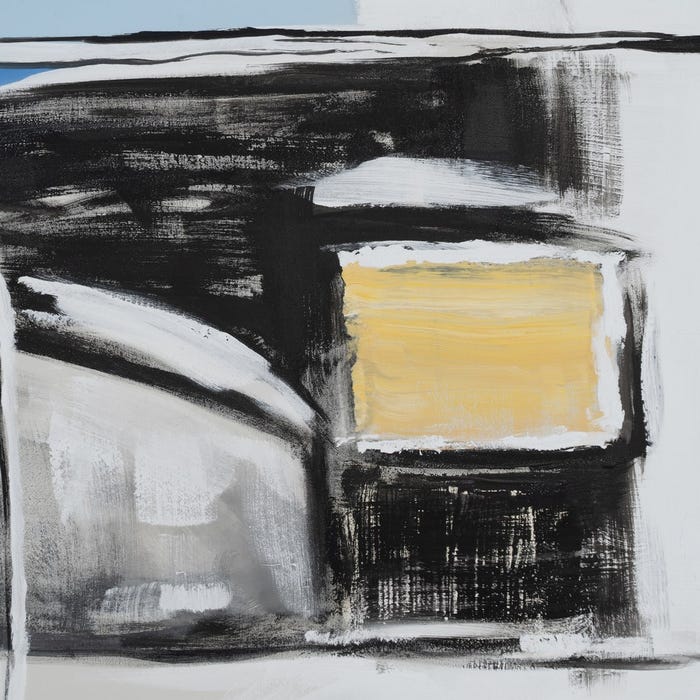 Pintura Abstracto 2/M Lienzo Decoración 80 X 100 Cm