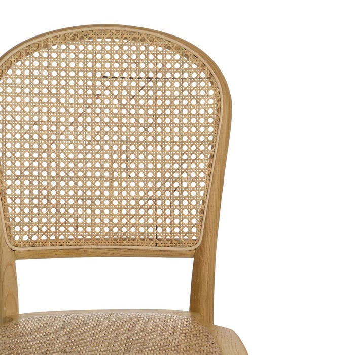 Natural Wood Chair 45 X 57 X 88 Cm