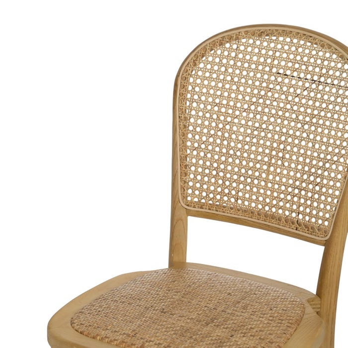 Natural Wood Chair 45 X 57 X 88 Cm
