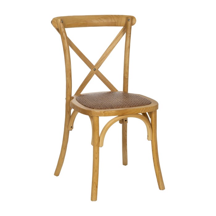Natural Wood Blade Chair 50 X 56 X 87 Cm