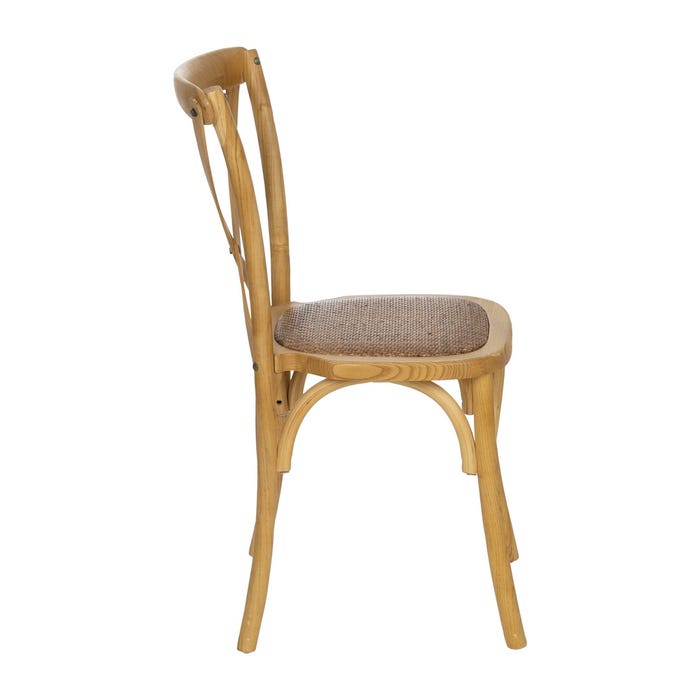 Natural Wood Blade Chair 50 X 56 X 87 Cm