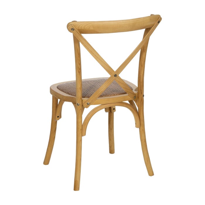 Natural Wood Blade Chair 50 X 56 X 87 Cm
