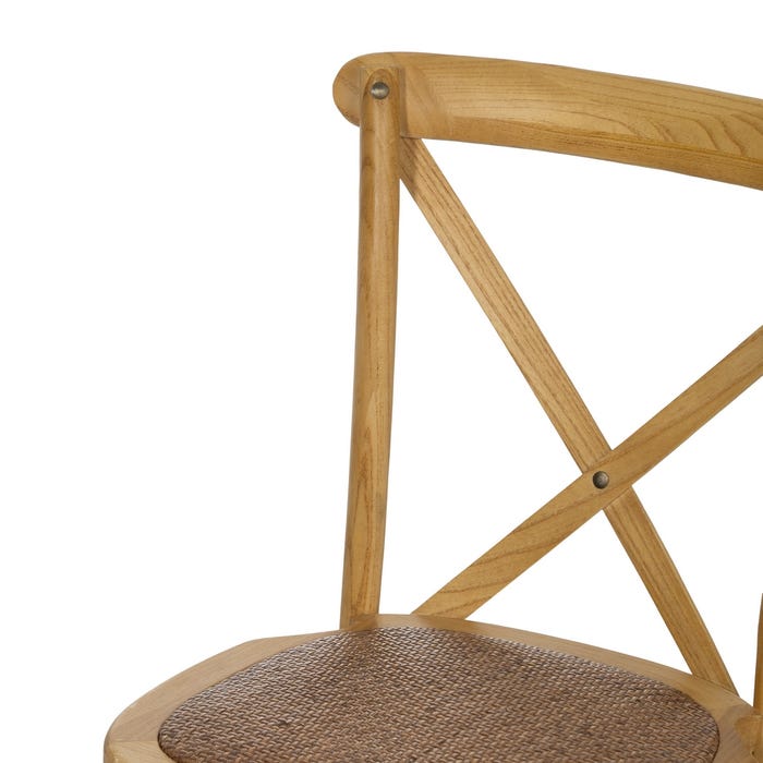 Natural Wood Blade Chair 50 X 56 X 87 Cm