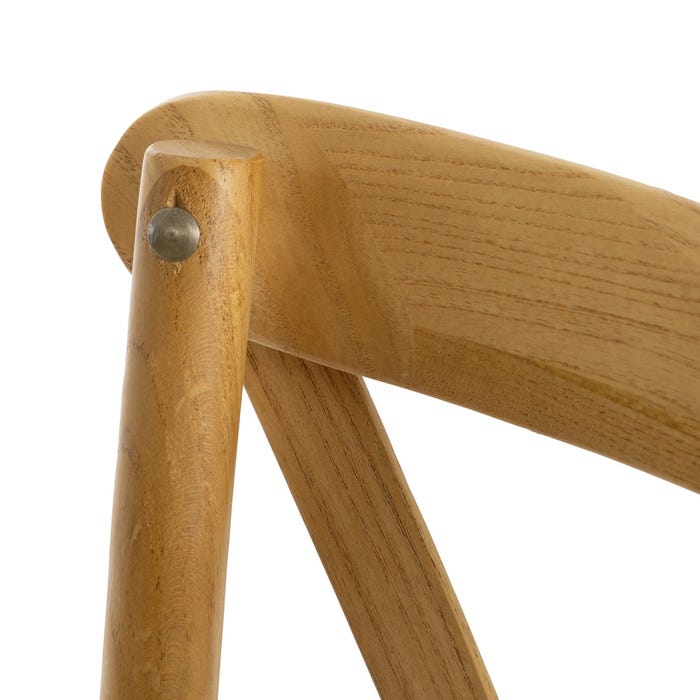 Natural Wood Blade Chair 50 X 56 X 87 Cm