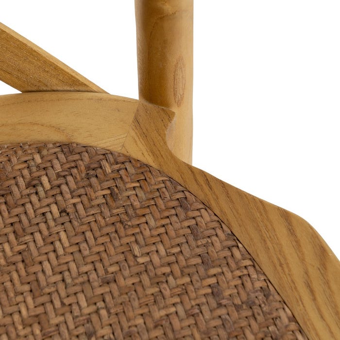 Natural Wood Blade Chair 50 X 56 X 87 Cm
