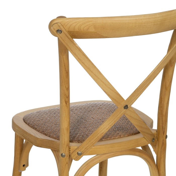 Natural Wood Blade Chair 50 X 56 X 87 Cm