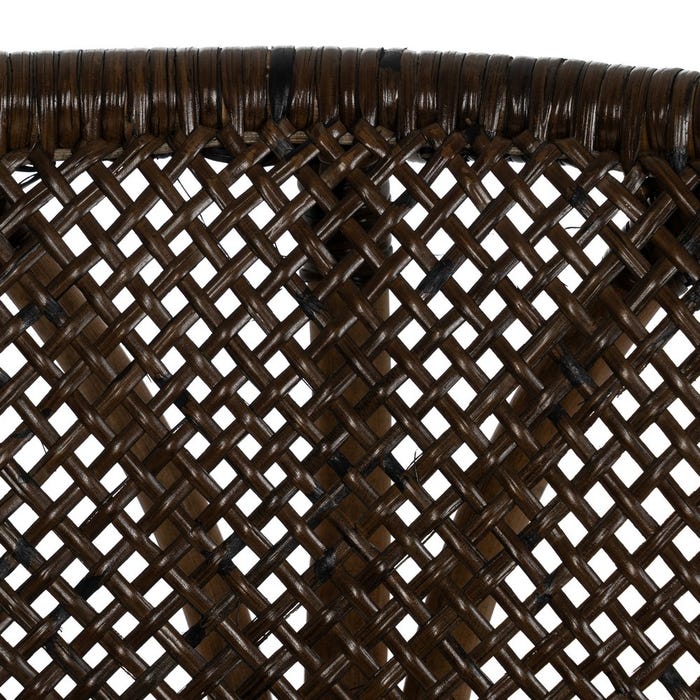 Natural-Black Wood Chair 50 X 57 X 91 Cm