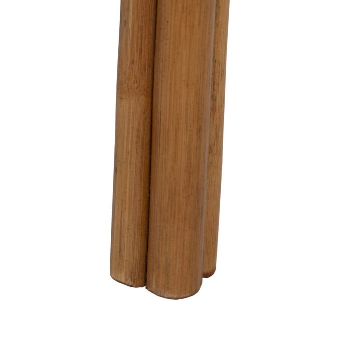 Natural-Black Wood Chair 50 X 57 X 91 Cm