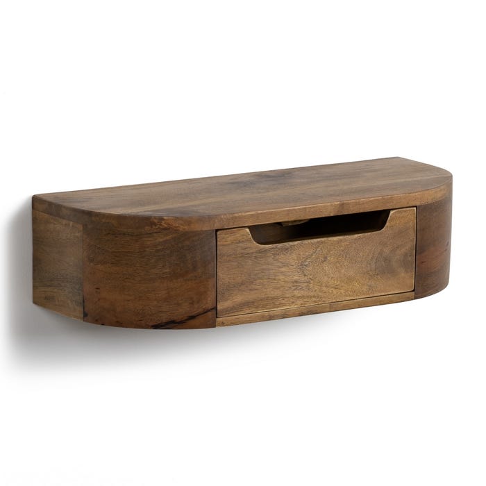 Mesa Flutuante Honey Madeira de Manga 50 x 20 x 13 cm