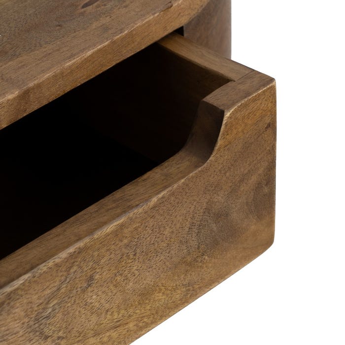 Mesa Flutuante Honey Madeira de Manga 50 x 20 x 13 cm