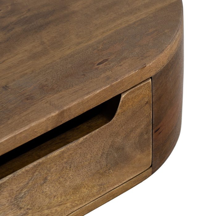 Mesa Flutuante Honey Madeira de Manga 50 x 20 x 13 cm