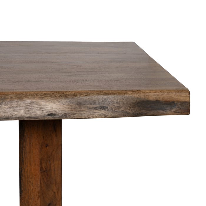 Mesa de Jantar em Madeira de Acácia Marrom 180 x 90 x 77 cm