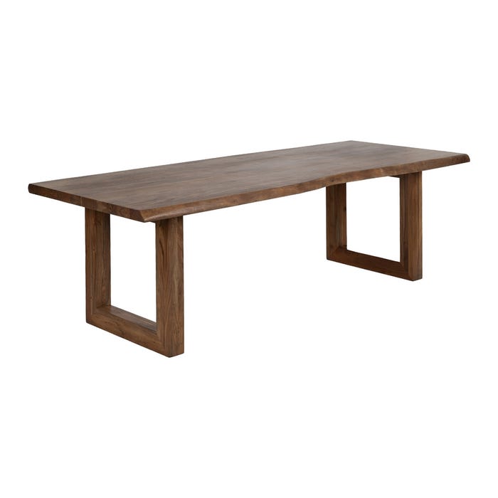 Mesa Comedor Marrón Madera De Acacia 240 X 100 X 76 Cm