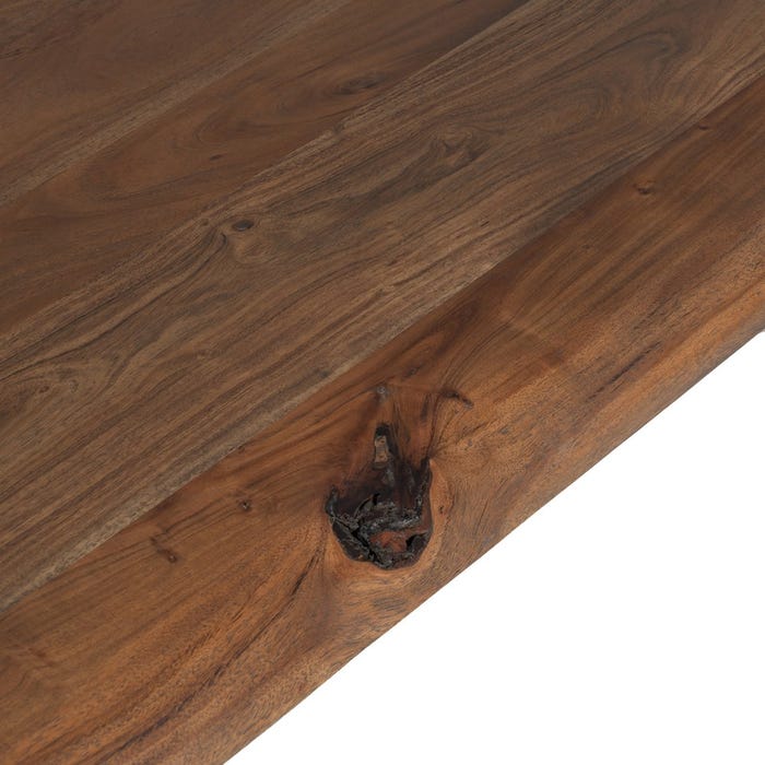 Mesa de Jantar em Madeira de Acácia Marrom 280 x 100 x 77 cm
