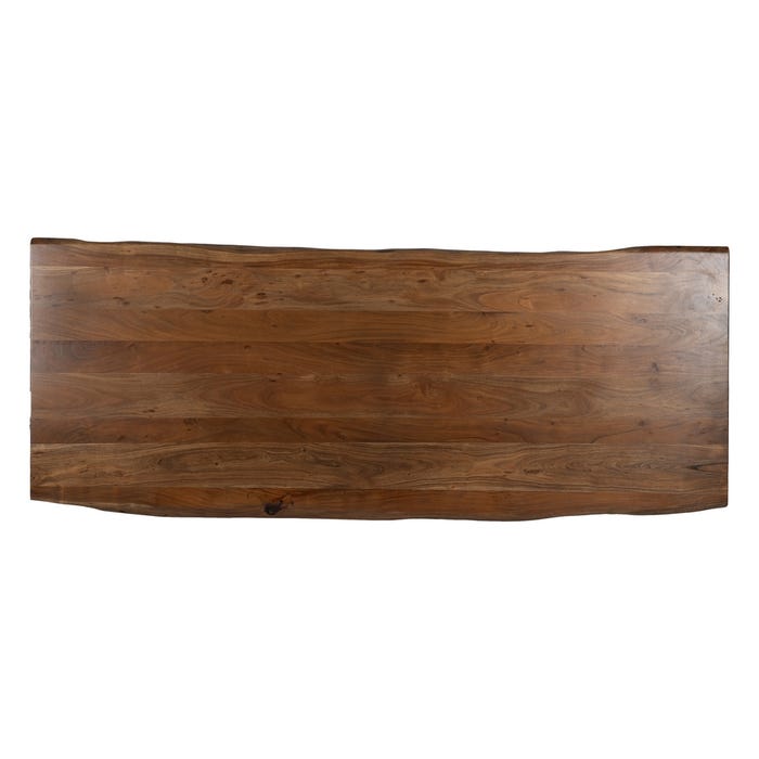 Mesa de Jantar em Madeira de Acácia Marrom 280 x 100 x 77 cm