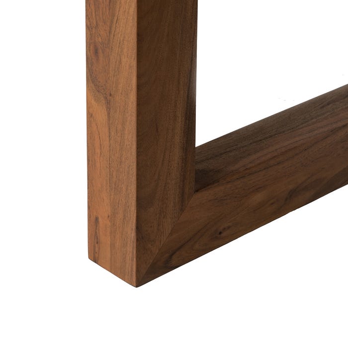 Mesa de Jantar em Madeira de Acácia Marrom 280 x 100 x 77 cm