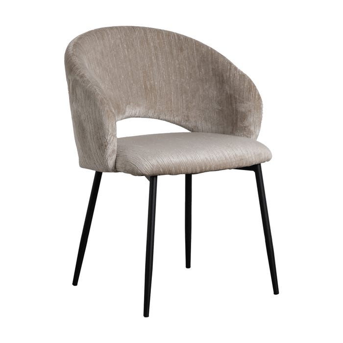 Ice Chair Fabric-Metal Contract 58 X 60 X 80.50 Cm