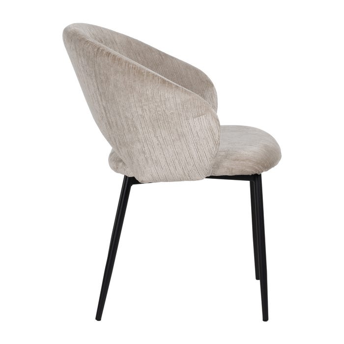 Ice Chair Fabric-Metal Contract 58 X 60 X 80.50 Cm