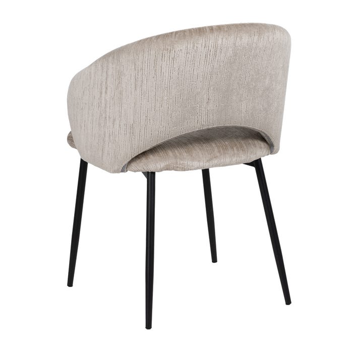 Ice Chair Fabric-Metal Contract 58 X 60 X 80.50 Cm