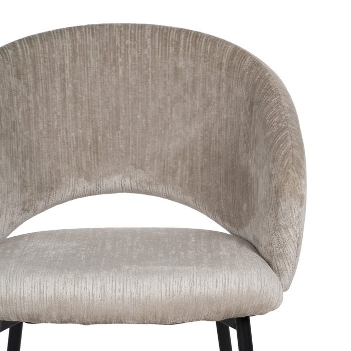 Ice Chair Fabric-Metal Contract 58 X 60 X 80.50 Cm