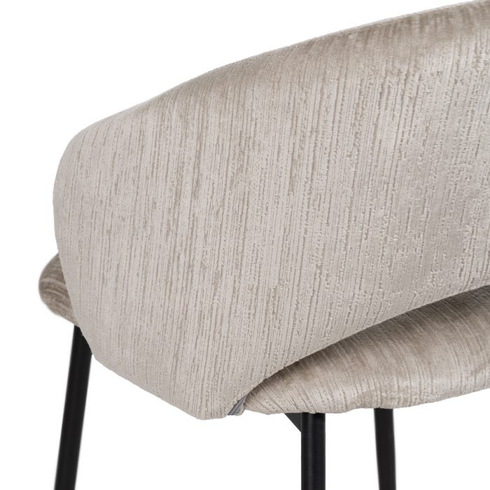 Ice Chair Fabric-Metal Contract 58 X 60 X 80.50 Cm