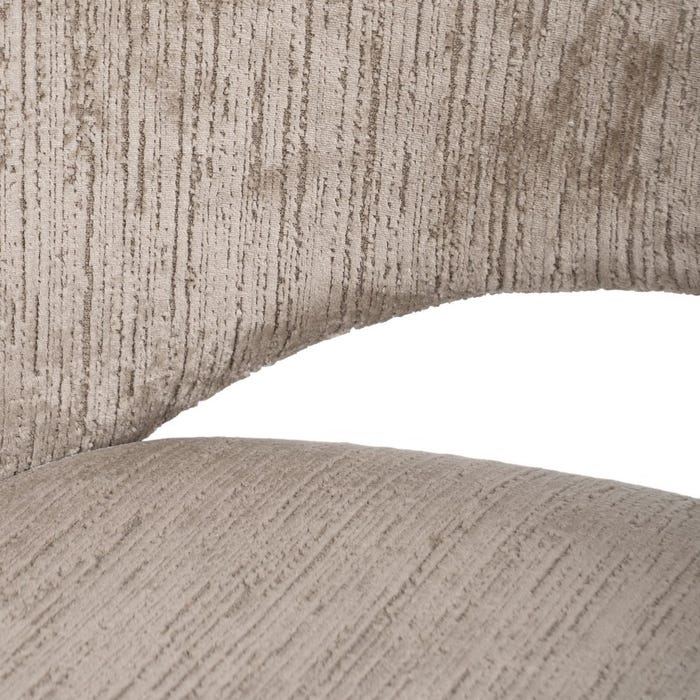 Silla Taupe Tejido-Metal Contract 58 X 60 X 80,50 Cm