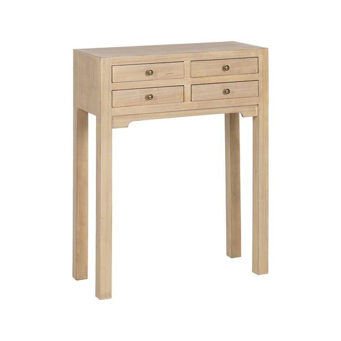 Consola Natural Dm-Madera 63 X 26 X 85 Cm
