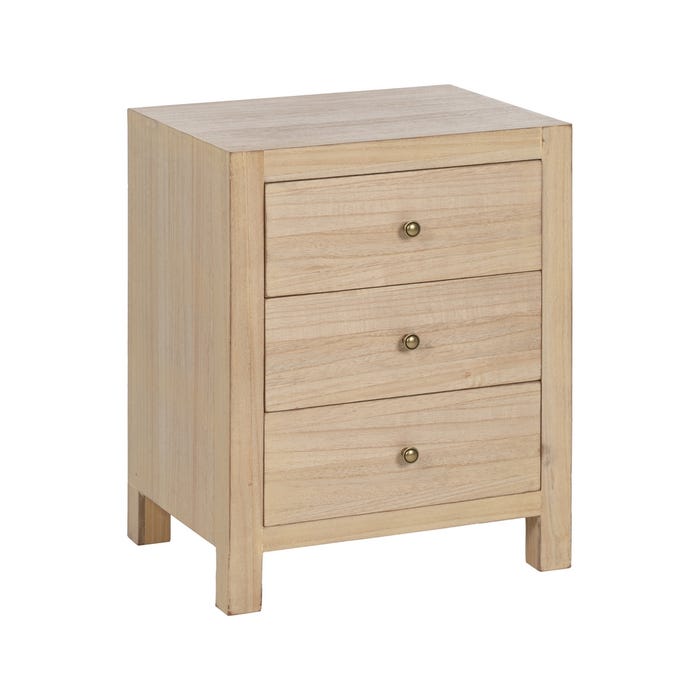 Mesita Natural Dm-Madera 43 X 34 X 55 Cm