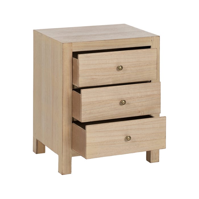 Mesita Natural Dm-Madera 43 X 34 X 55 Cm