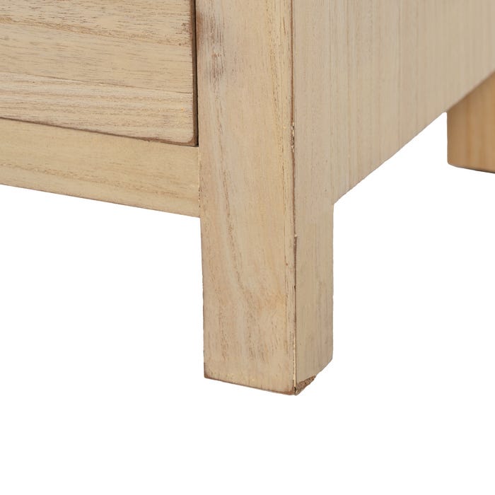 Mesita Natural Dm-Madera 43 X 34 X 55 Cm