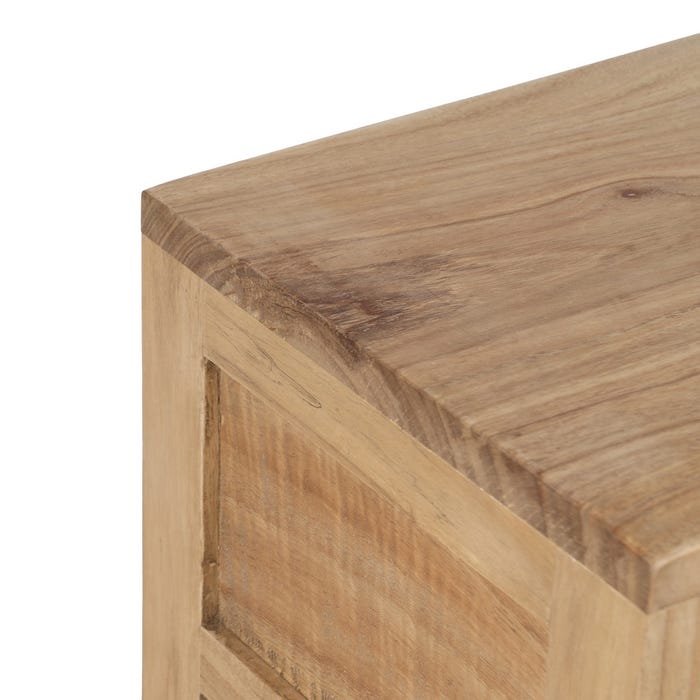 Consola Natural Madera Mindi Entrada 70 X 30 X 80 Cm