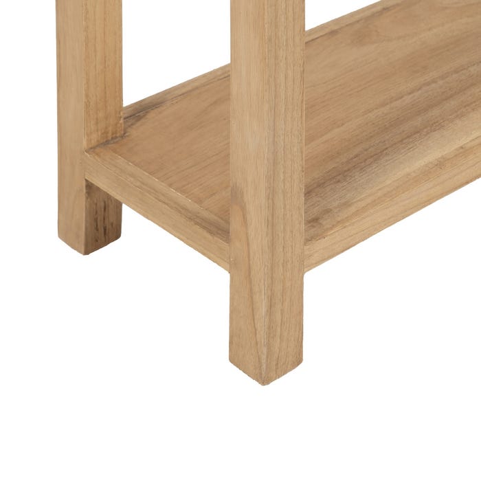 Consola Natural Madera Mindi Entrada 70 X 30 X 80 Cm