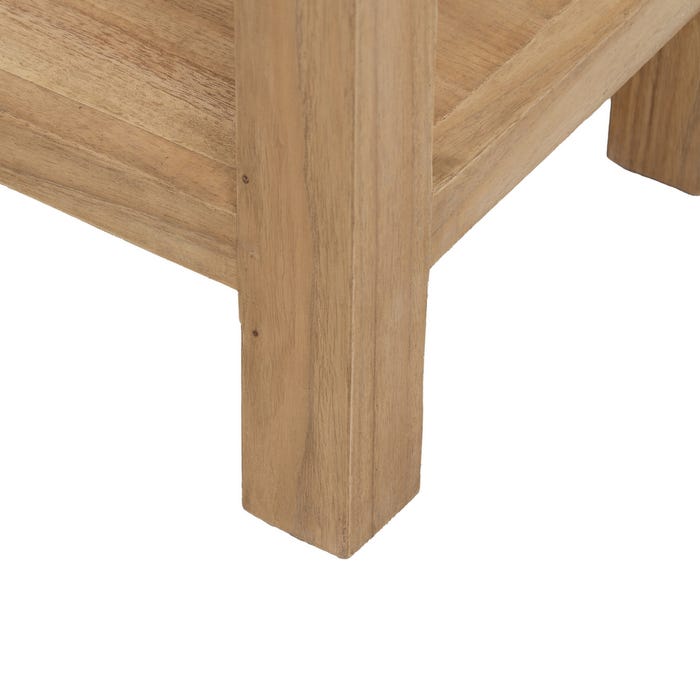 Consola Natural Madera Mindi Entrada 70 X 30 X 80 Cm
