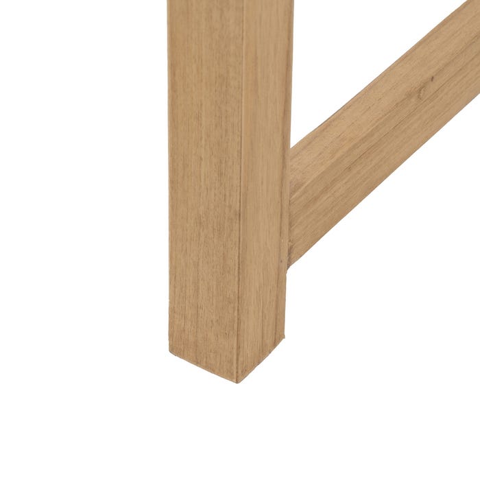Mueble Auxiliar Natural Madera Mindi 130 X 55 X 77 Cm