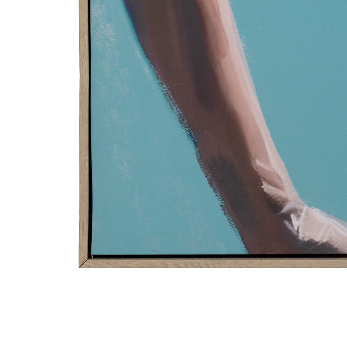 Quadro Pintura Menina Tela Decoração 100 X 140 Cm