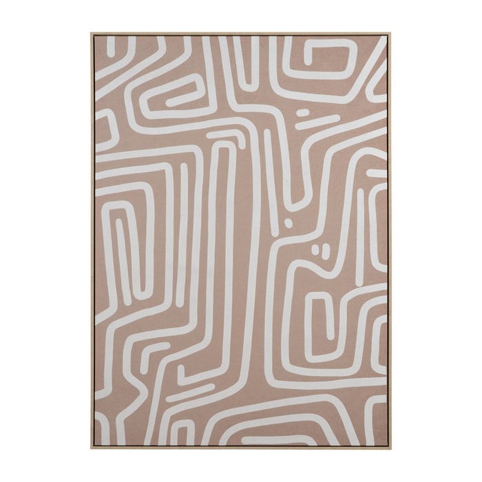 Quadro de decoração em tecido texturizado 100 x 140 cm