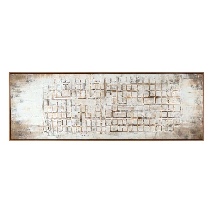 Cuadro Textura Lienzo Decoración 153 X 53 Cm