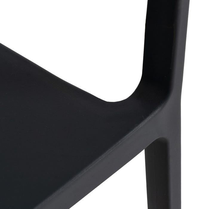 Silla Antracita Polipropileno 56 X 54 X 75,50 Cm