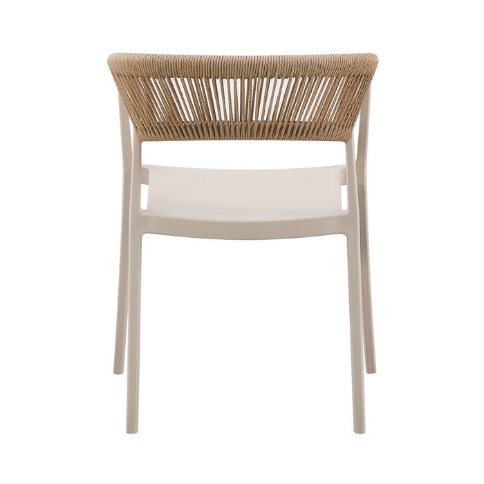 Silla Beige Polipropileno 56 X 52 X 76 Cm