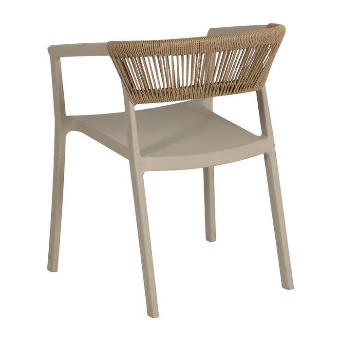 Silla Beige Polipropileno 56 X 52 X 76 Cm
