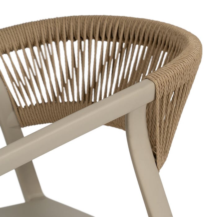 Silla Beige Polipropileno 56 X 52 X 76 Cm