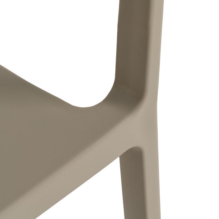 Silla Beige Polipropileno 56 X 52 X 76 Cm