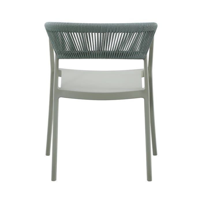 Silla Verde Polipropileno 56 X 52 X 76 Cm