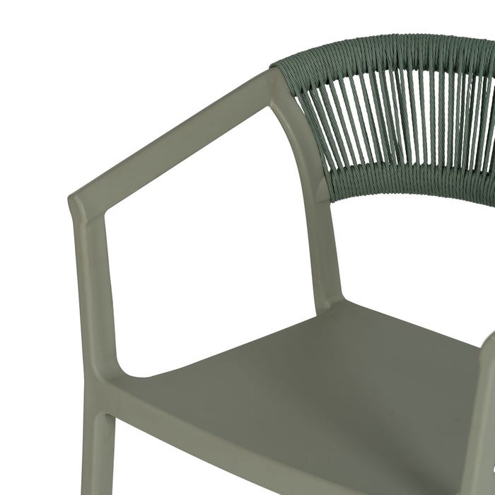 Silla Verde Polipropileno 56 X 52 X 76 Cm