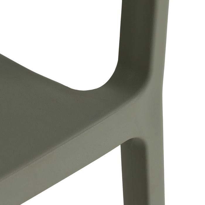 Silla Verde Polipropileno 56 X 52 X 76 Cm