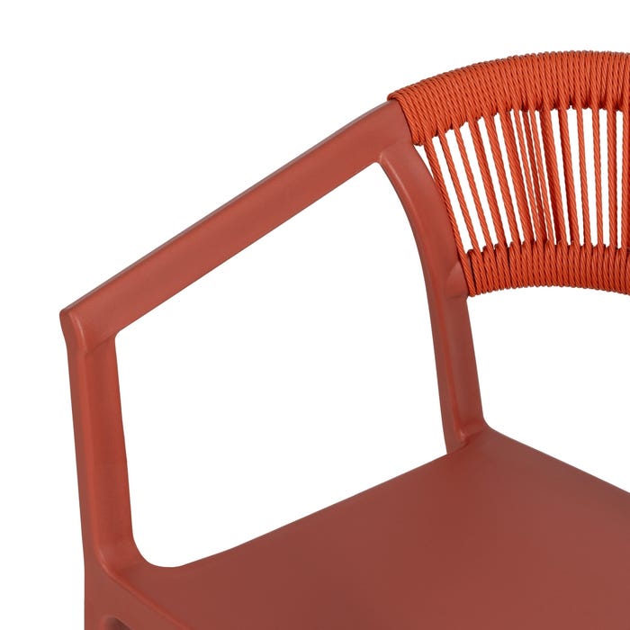 Silla Terracota Polipropileno 56 X 52 X 76 Cm