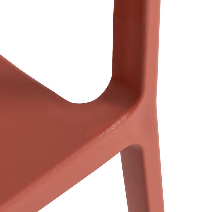 Silla Terracota Polipropileno 56 X 52 X 76 Cm