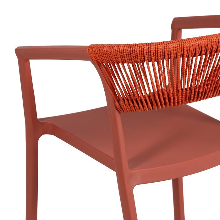 Silla Terracota Polipropileno 56 X 52 X 76 Cm